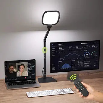 LED Desk Lamps for Home Office, 18W Bright Desk Lights, 50+ Modes, Remote, view 2