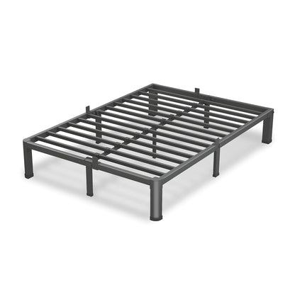 7 Inch Queen Bed Frame with Round Corners No Box Spring Needed