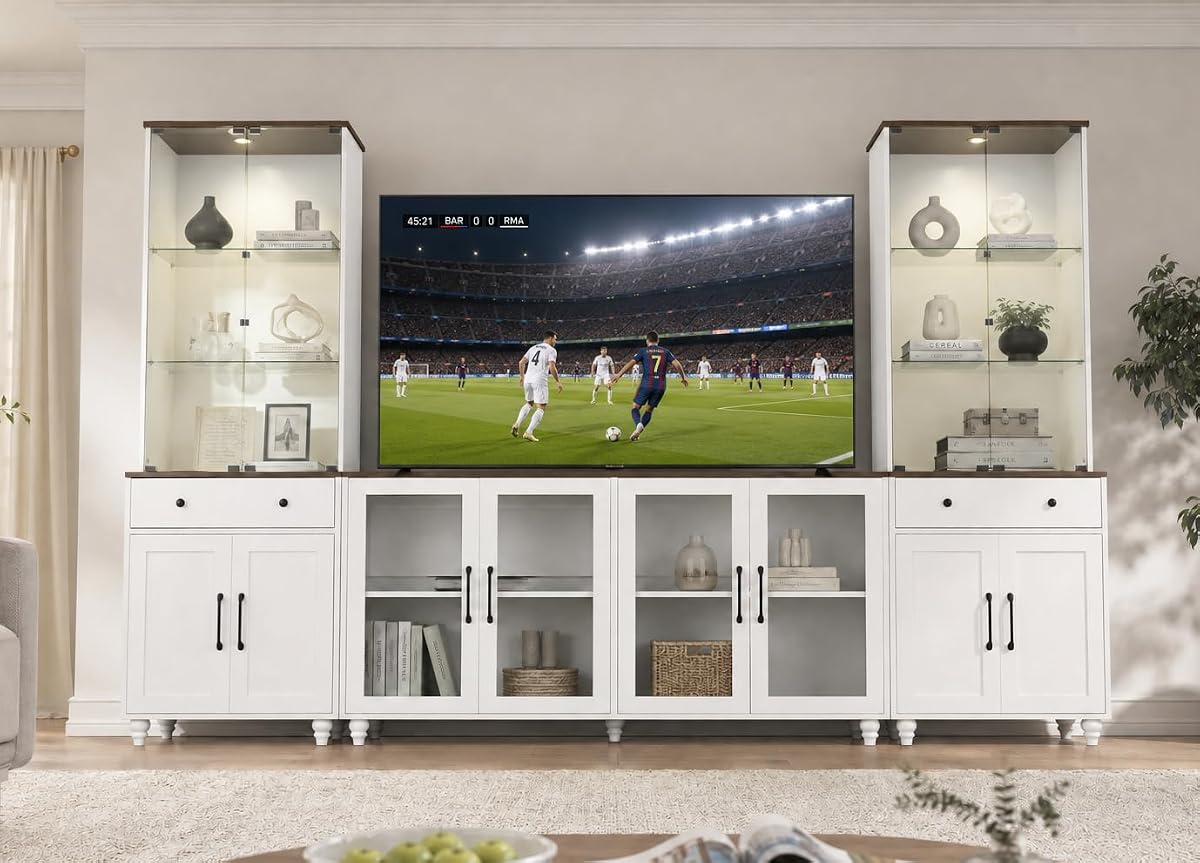 116.5" Entertainment Center for TVs up to 75