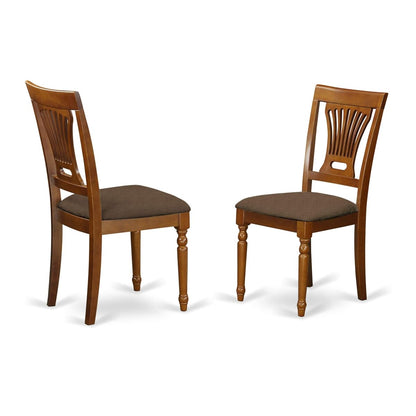 Exquisite Mahogany Dining Chairs - Set of 2 | Microfiber Upholstered Seats | Versatile & Sturdy | Perfect for Special Occasions & Everyday Dining