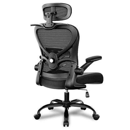 Ergonomic Office Chair, Mesh Home Office Desk Chairs with 3D Headrest