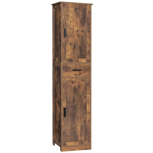 67'' Tall Storage Cabinet with Adjustable Shelves & 2 Doors