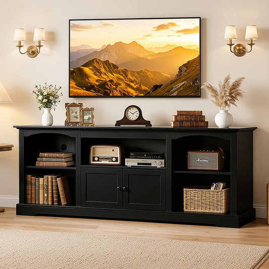 LUCKLIFE 71" TV Stand for TVs up to 80 Inch