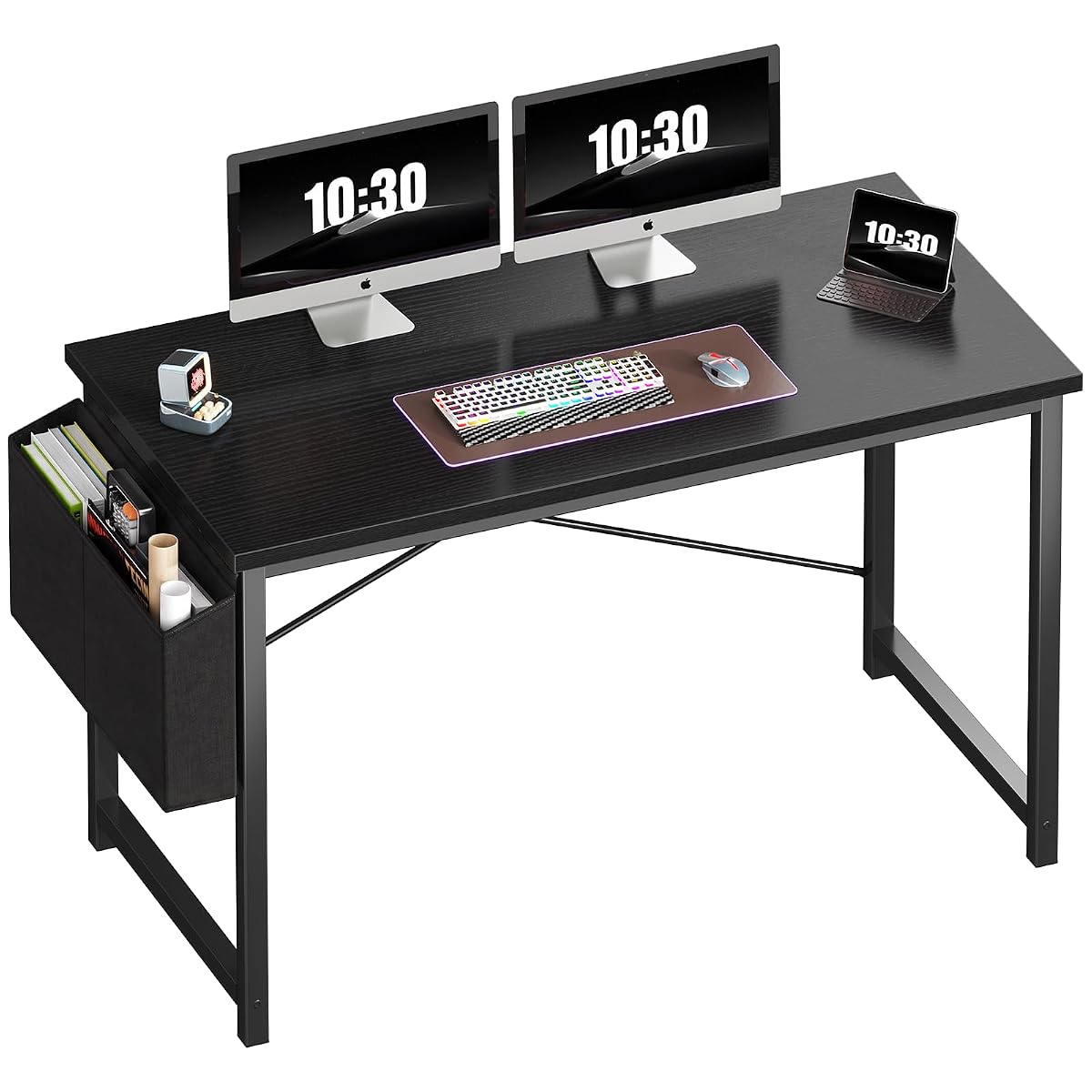 Computer Desk, 47 Inch Gaming Desks for Home Office Small Spaces