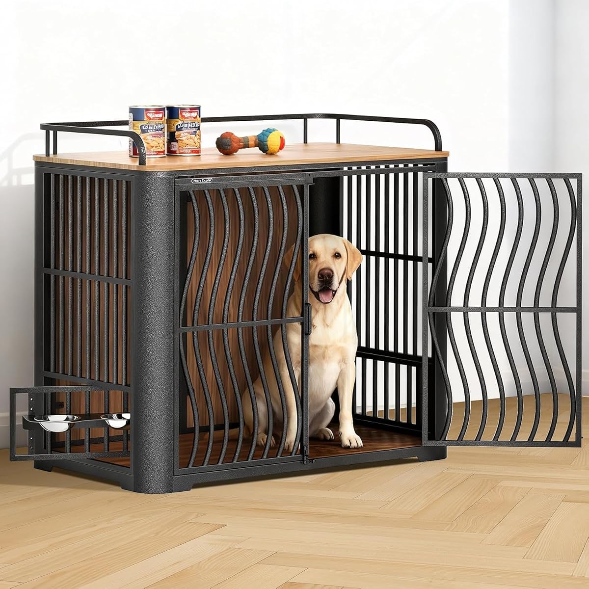48-Inch Dog Crate Furniture for Large Dogs