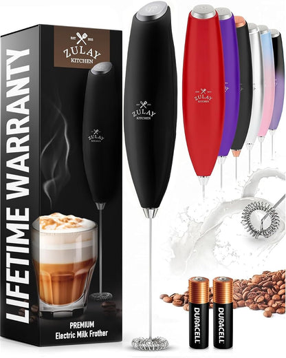 Milk Frother Handheld Electric Whisk – Frother Wand, Durable Drink Mixer
