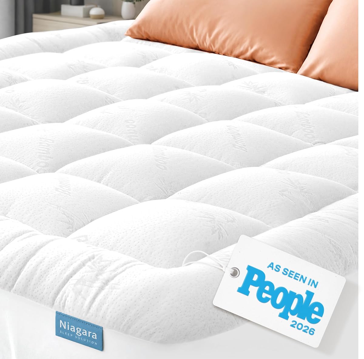 Queen Ultra Soft Mattress Topper — Back Pain Relief