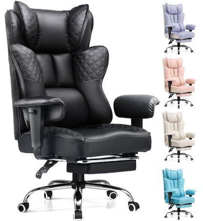 Big and Tall Office Chair Wide Ergonomic Gaming Chair with Deluxe Embossing