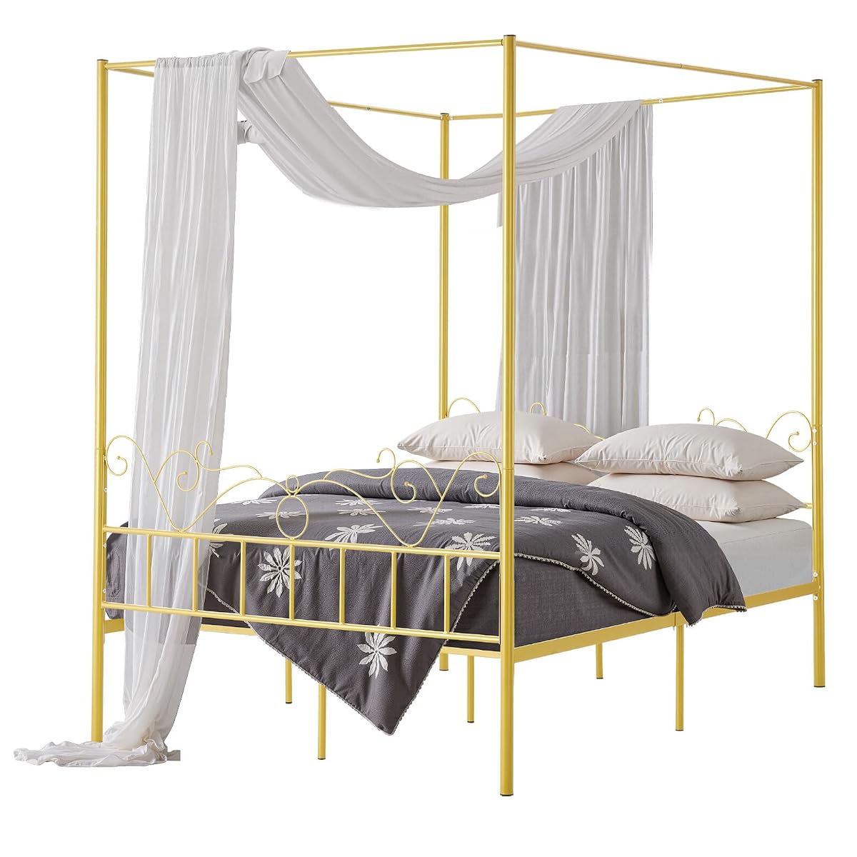 Canopy Bed Frame Queen Size