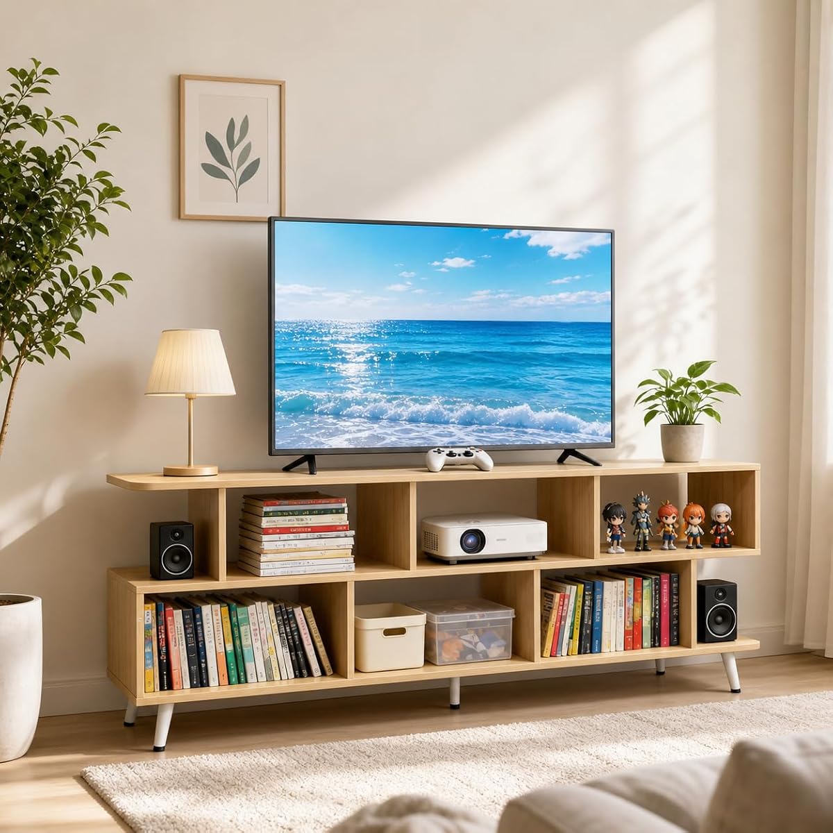 65" TV Stand Fits TVs Up to 75 Inch