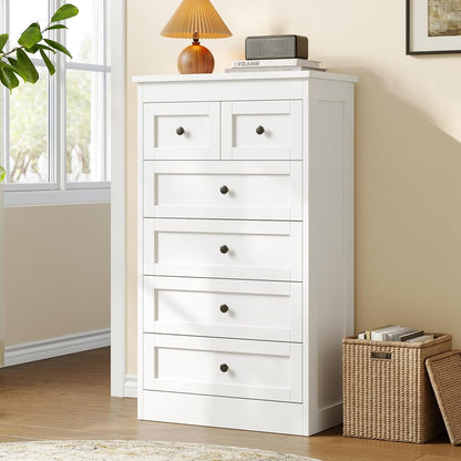 Tall 6 Drawer Dresser for Bedroom