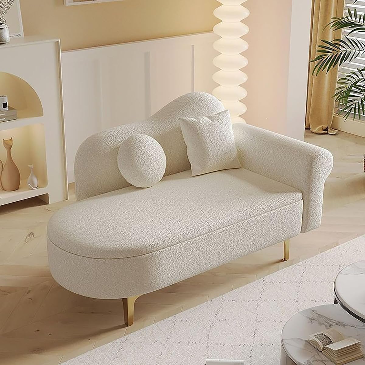 Chaise Lounge Sofa with Storage