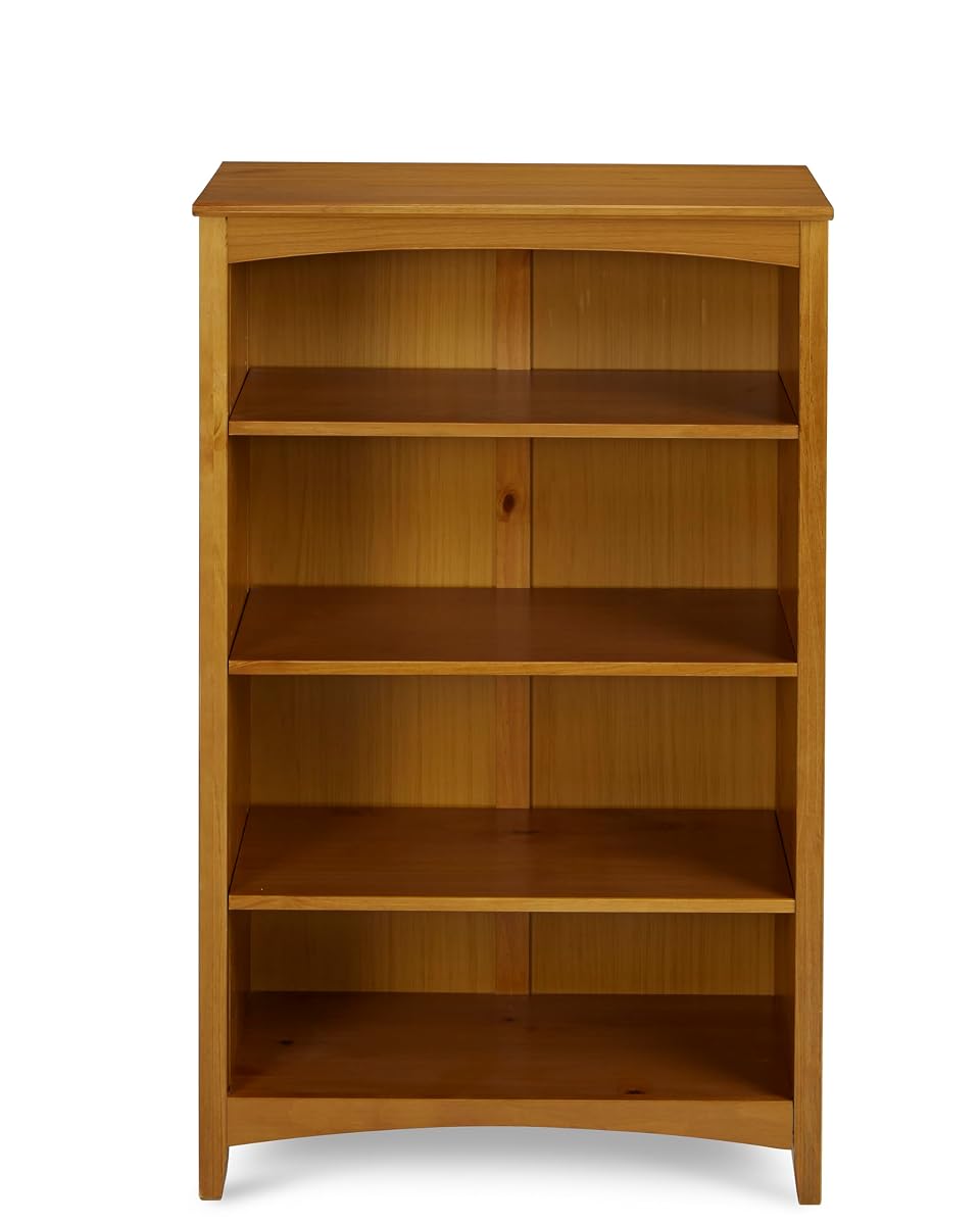 Shaker Style 4 Shelf Bookcase / Solid Wood / 48" High / Adjustable Shelving /