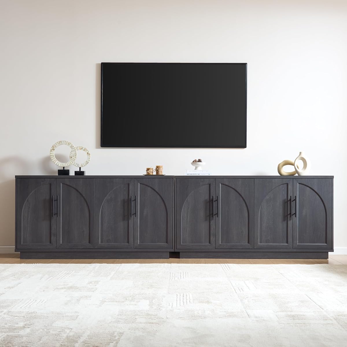 59" Sideboard Buffet Cabinet & TV Stand Set of 2