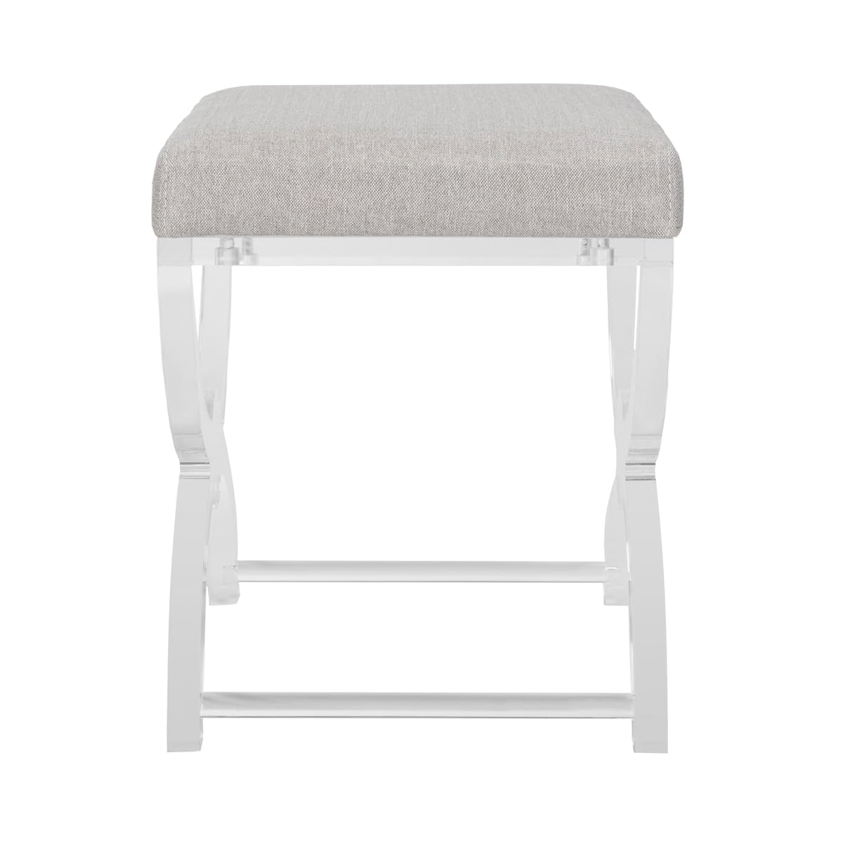 Safavieh Home Collection Delfina Clear Acrylic Ottoman