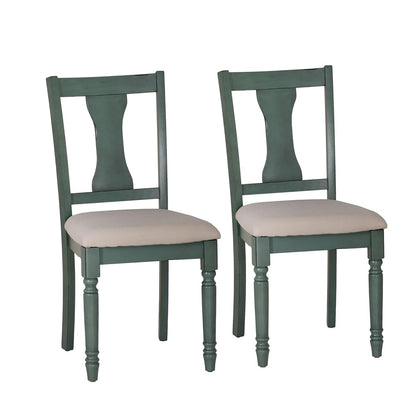 Powell Furniture Willow, Teal Blue, Set of 2 Side Chair