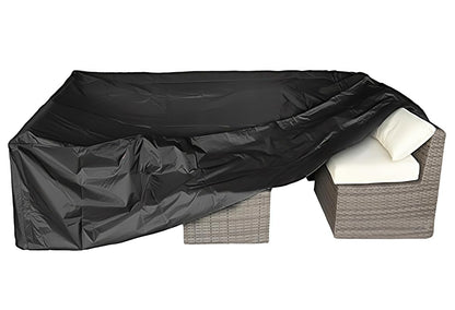 Patio Furniture Set Cover Outdoor Sectional Sofa Set Covers Outdoor Table and Chair Set Covers Water Resistant Large 315cm L x 160 cm W x 74 cm H