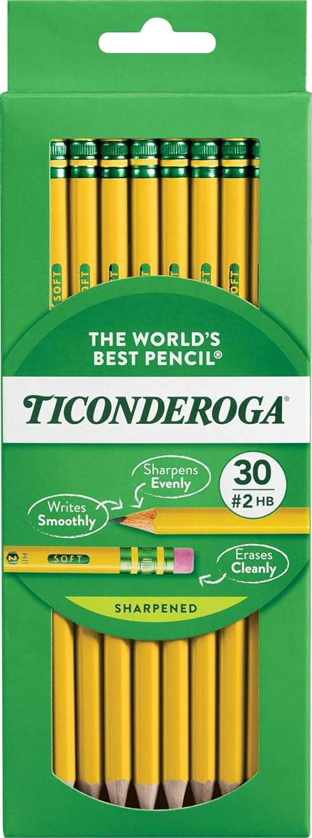 Wood-Cased Pencils, Pre-Sharpened