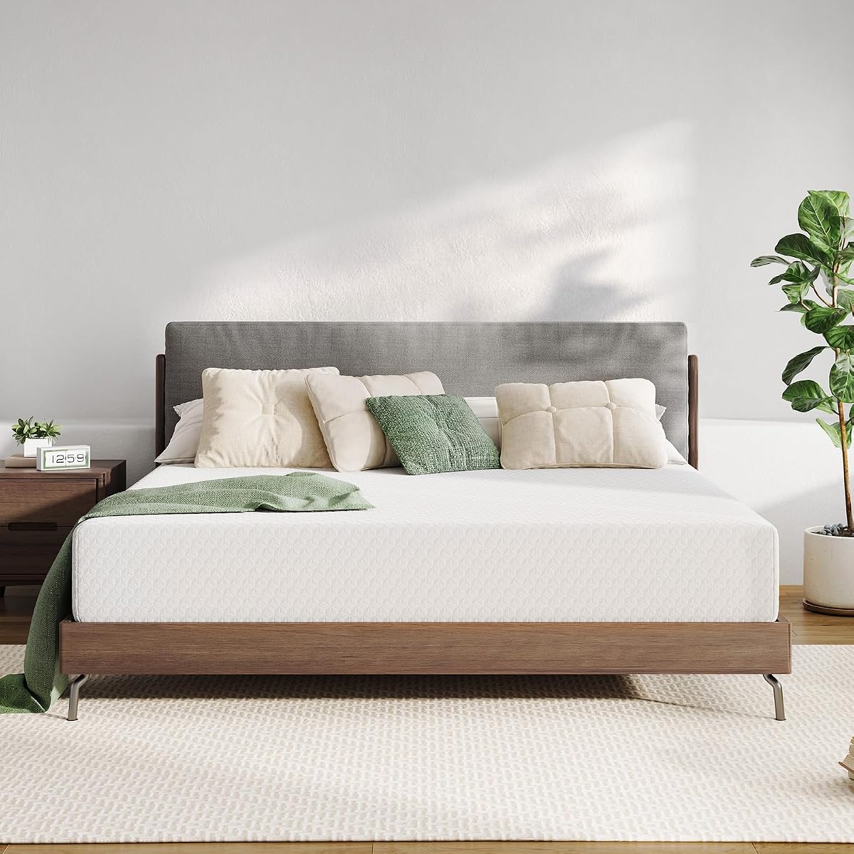 King Mattress12 Inch, King Size Memory Foam Mattress