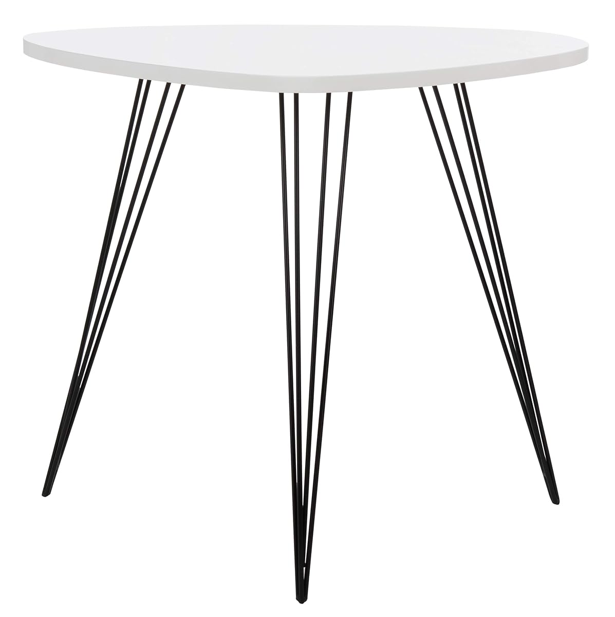 Safavieh Home Collection Wynton Mid-Century Modern White and Black End Table