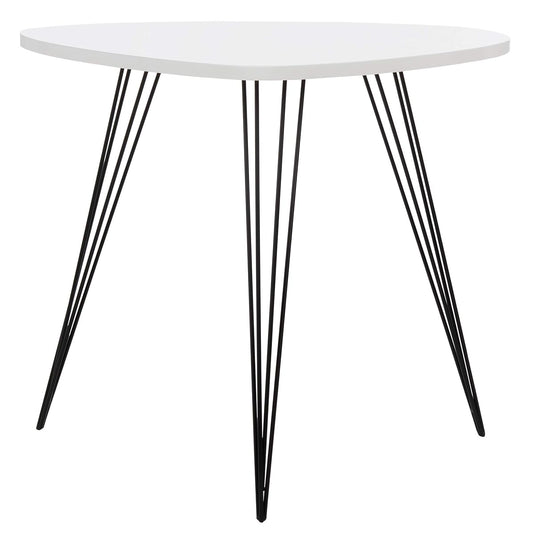 Safavieh Home Collection Wynton Mid-Century Modern White and Black End Table