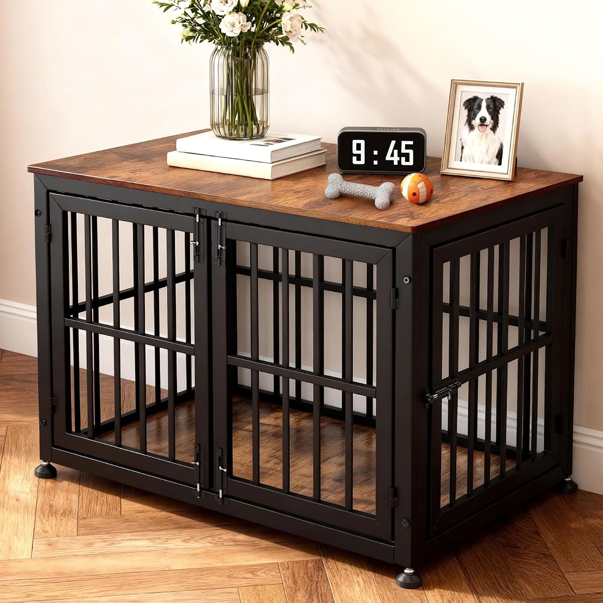 42 Inch Heavy Duty Dog Crate Furniture for Large and Medium Dogs