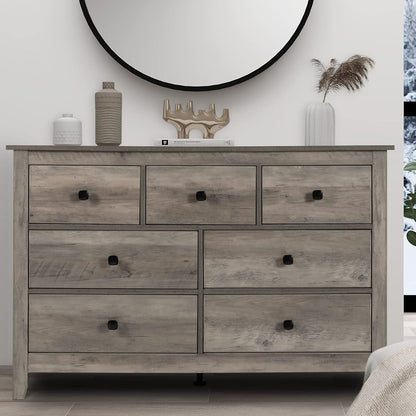 7 Drawer Dresser, Wooden Bedroom Dressers