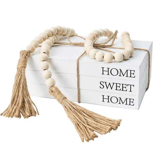 Decorative Books for Home Decor, White Faux Books for Decoration