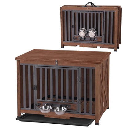Folding Dog Crate Furniture