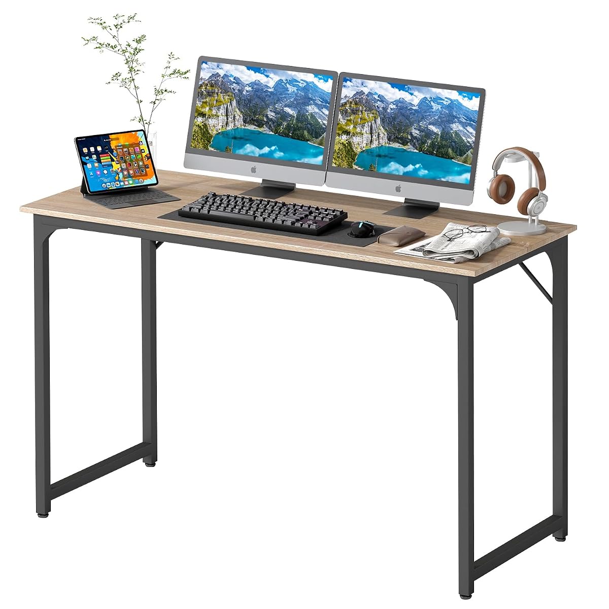 | 47 Inch Computer Desk | Nature | Sturdy Office Desk