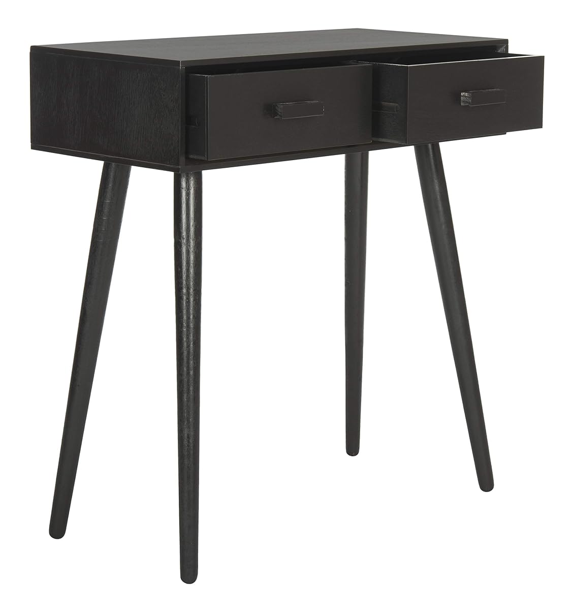 Safavieh Home Dean Mid-Century Modern Black 2-drawer Console