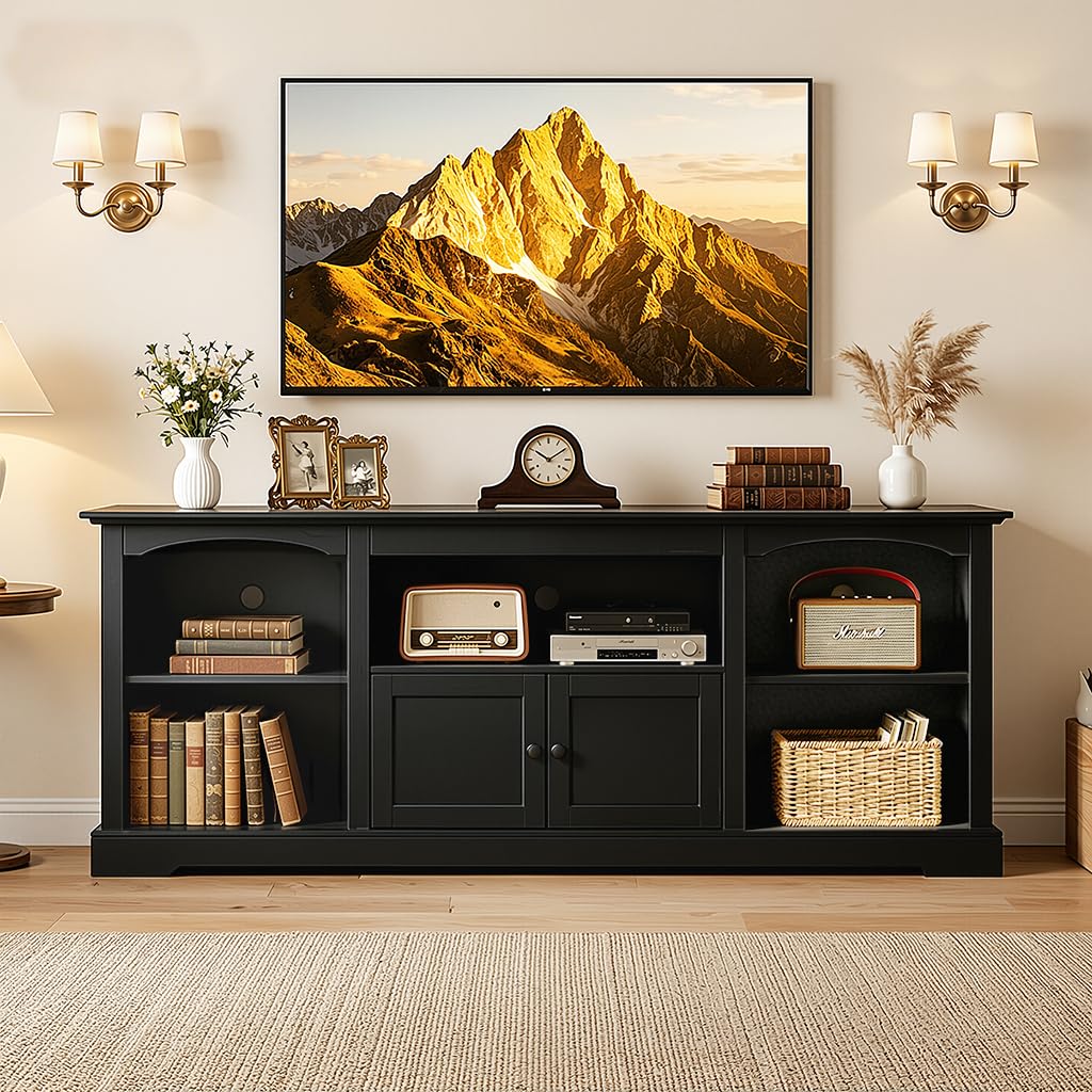 LUCKLIFE 71" TV Stand for TVs up to 80 Inch