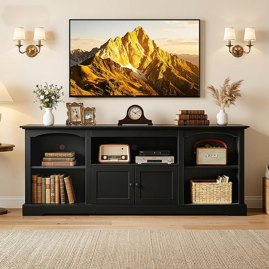 LUCKLIFE 71" TV Stand for TVs up to 80 Inch