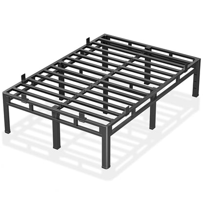 16 Inch King Bed Frame Double Layer 2 in 1 Platform with Round Corner