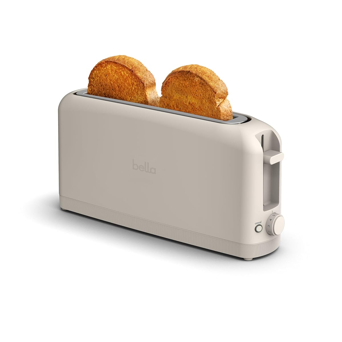 Fits-Anywhere™ 2-Slice Slim Toaster, Long Slot & Extra Wide, Oatmilk