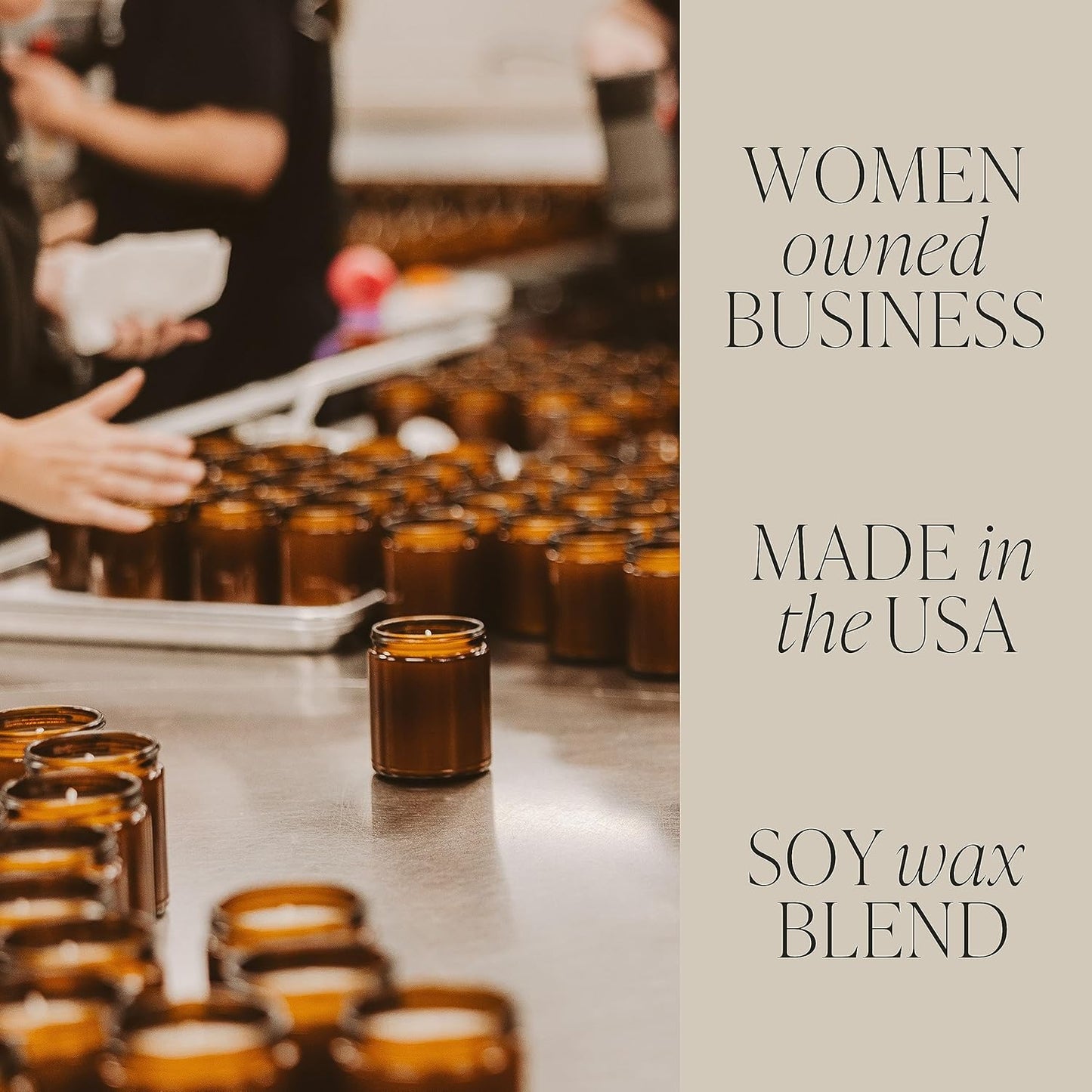 Hello Fall Soy Candles - Fall Candle with Hot Cider, Cinnamon, Cloves, and Nutmeg Scent for Home - Soy Candle with 40 Hours Burn Time - 9Oz Black Lid Amber Jar Candles Fall Scents