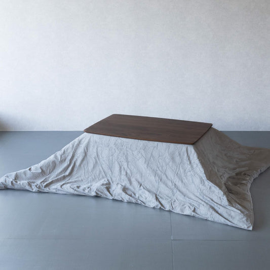 Kotatsu Blanket, Kotatsu Futon, Reversible 100% Polyester Fabric Material, Home and Living, Blanket for Kotatsu Heater… (Gray, Rectangle)