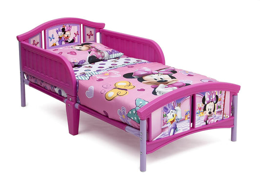 Plastic Toddler Bed, Disney Minnie Mouse