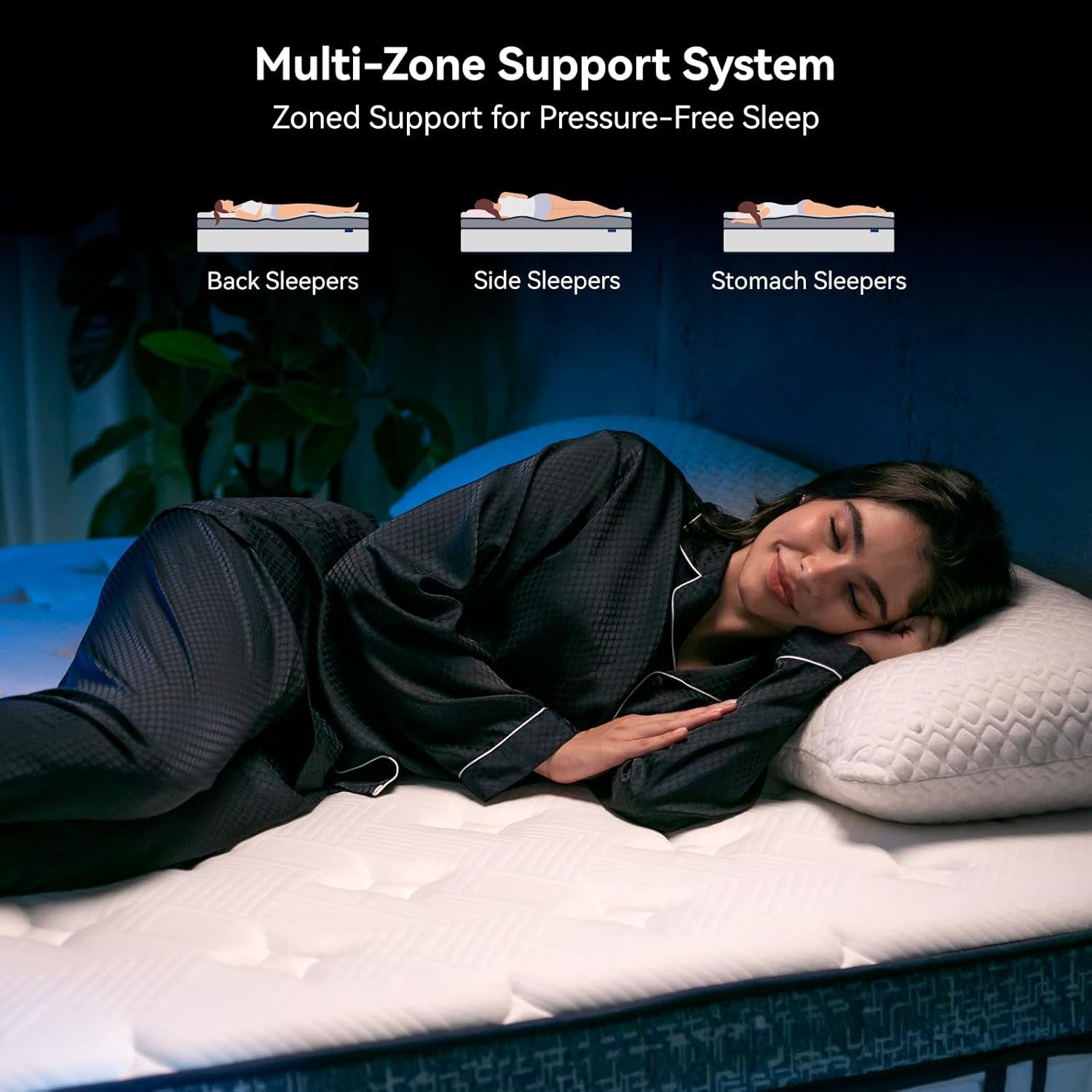 King Size Mattress, 14 Inch Hybrid King Mattress in a Box, Memory Foam Individual Pocket Springs, Medium Firm Comfort, Motion Isolation, Ideal for All Sleep Positions, Certipur-Us Certified