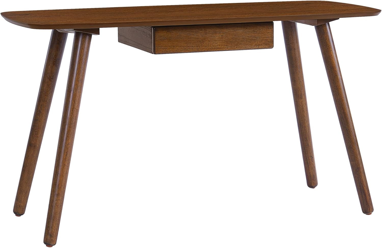 Study Computer Desk,Office Desk, Study Table,Writing Desk with Drawer for Home,Office Modern Furniture,Walnut Color