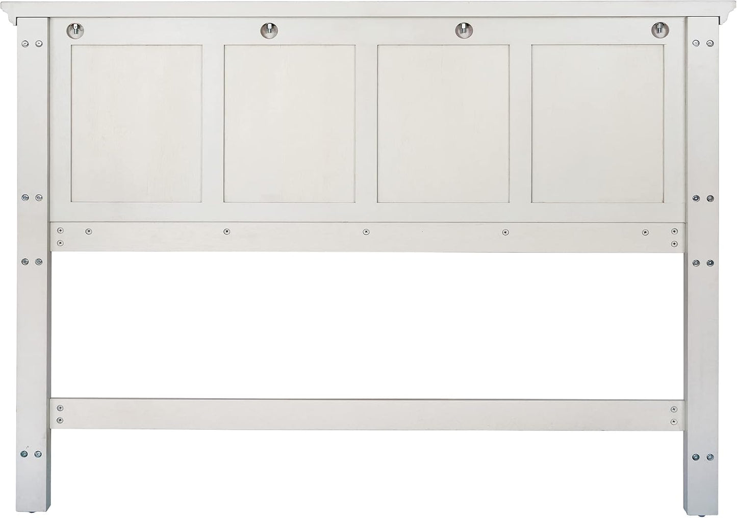 Farmhouse Basics Queen Headboard Only, Rustic White Finish