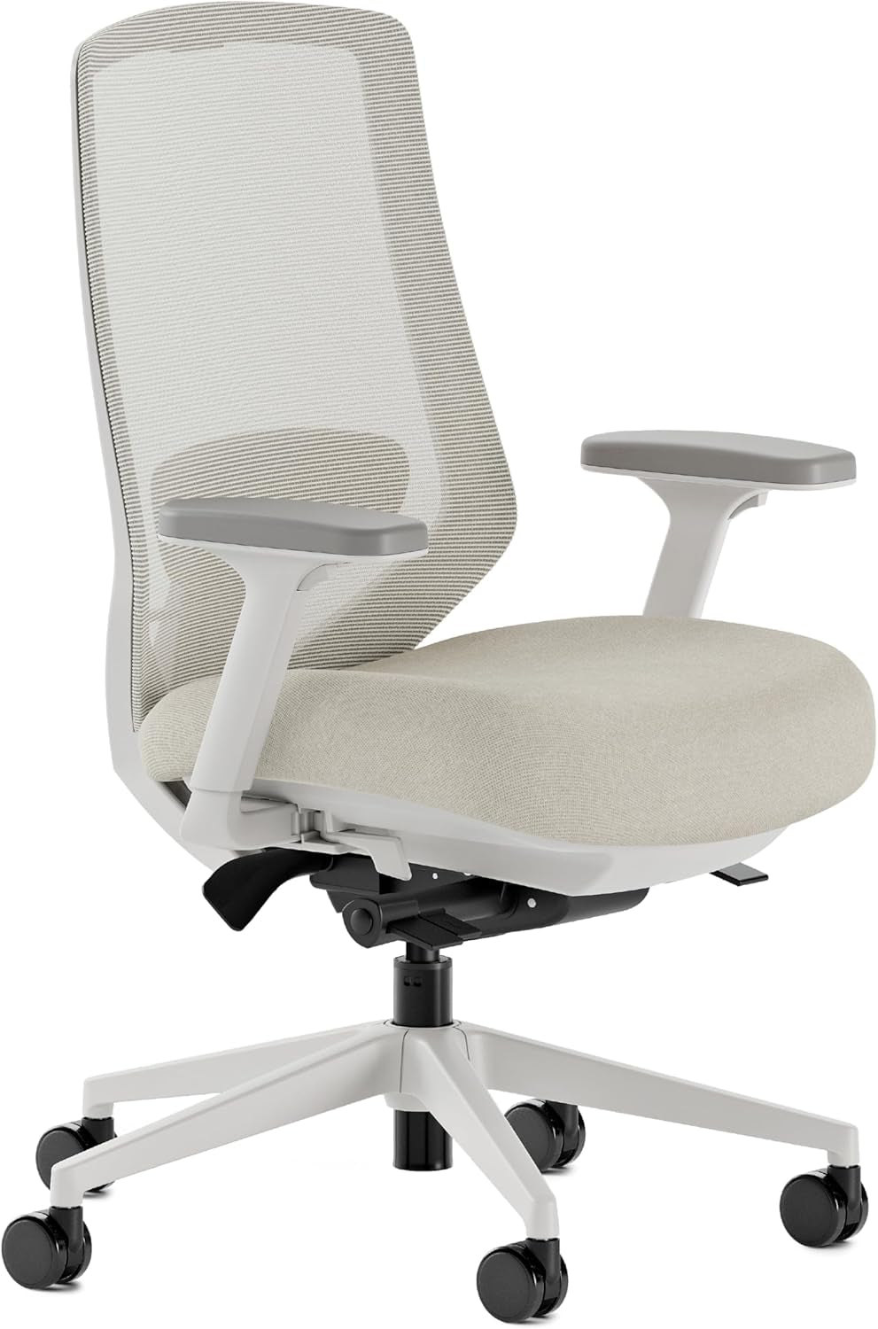 Ergonomic Chair Pro - Mesh Office Chair with 14 Points of Adjustment - Height, Depth & Tilt Adjustable - 5D Armrests - Forward Tilt, Smooth Recline, and Lumbar Support - Shore