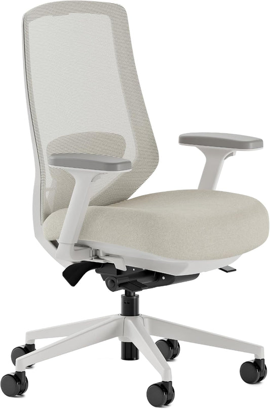 Ergonomic Chair Pro - Mesh Office Chair with 14 Points of Adjustment - Height, Depth & Tilt Adjustable - 5D Armrests - Forward Tilt, Smooth Recline, and Lumbar Support - Shore