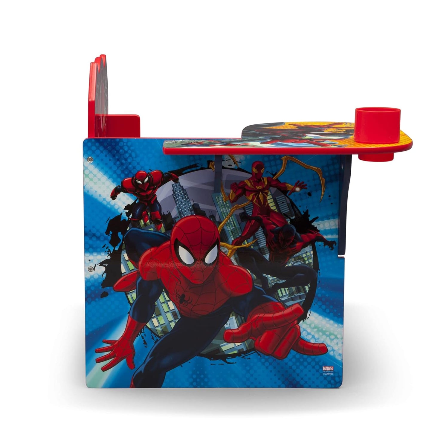 Chair Desk with Storage Bin - Greenguard Gold Certified, Spider-Man