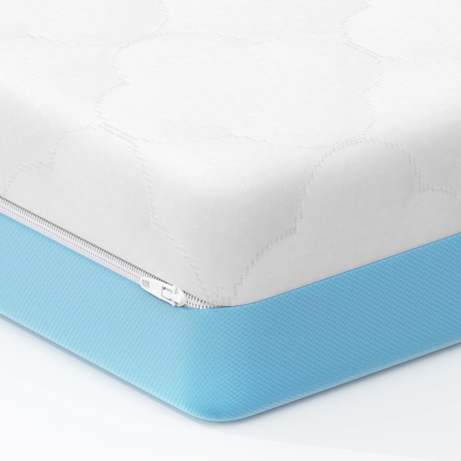 3" Dual-Sided Portable Mini Crib Mattress, Pack and Play Mattress Fits All Mini & Portable Cribs, Soft Memory Foam Baby Playpen Mattresses with Waterproof/Machine Washable Cover - 38"X26"×3"
