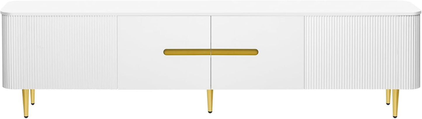 78.7'' Minimalist TV Stand for Tvs up to 85 Inches, Modern Entertainment Center Media Console with 4 Spacious Cabinets for Living Room