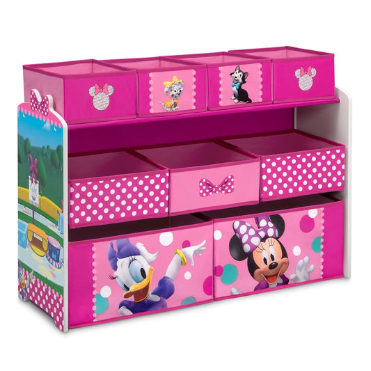 Disney Minnie Mouse Deluxe 9 Bin Design and Store Toy Organizer by , Greenguard Gold Certified