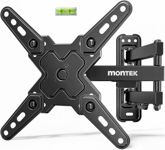 Full Motion TV Wall Mount Bracket for Most 13-43 Inch LED LCD Flat Screen Tvs & Monitors, Swivel Tilt Extension Rotation with Articulating Arms, TV Mount Max VESA 200X200Mm, up to 44Lbs