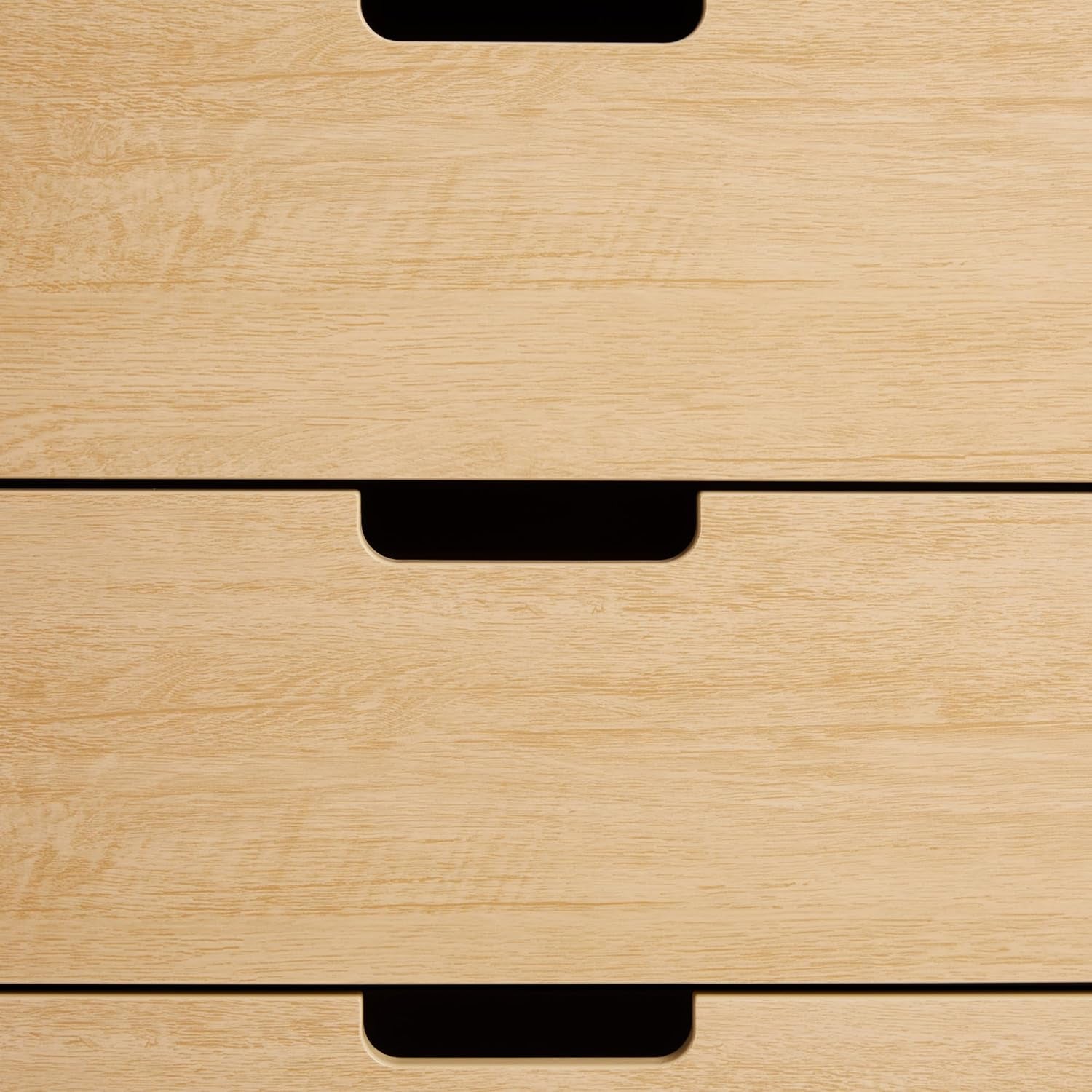 Modern 6-Drawer Dresser Bedroom Storage Organizer, 52 Inch, Riviera