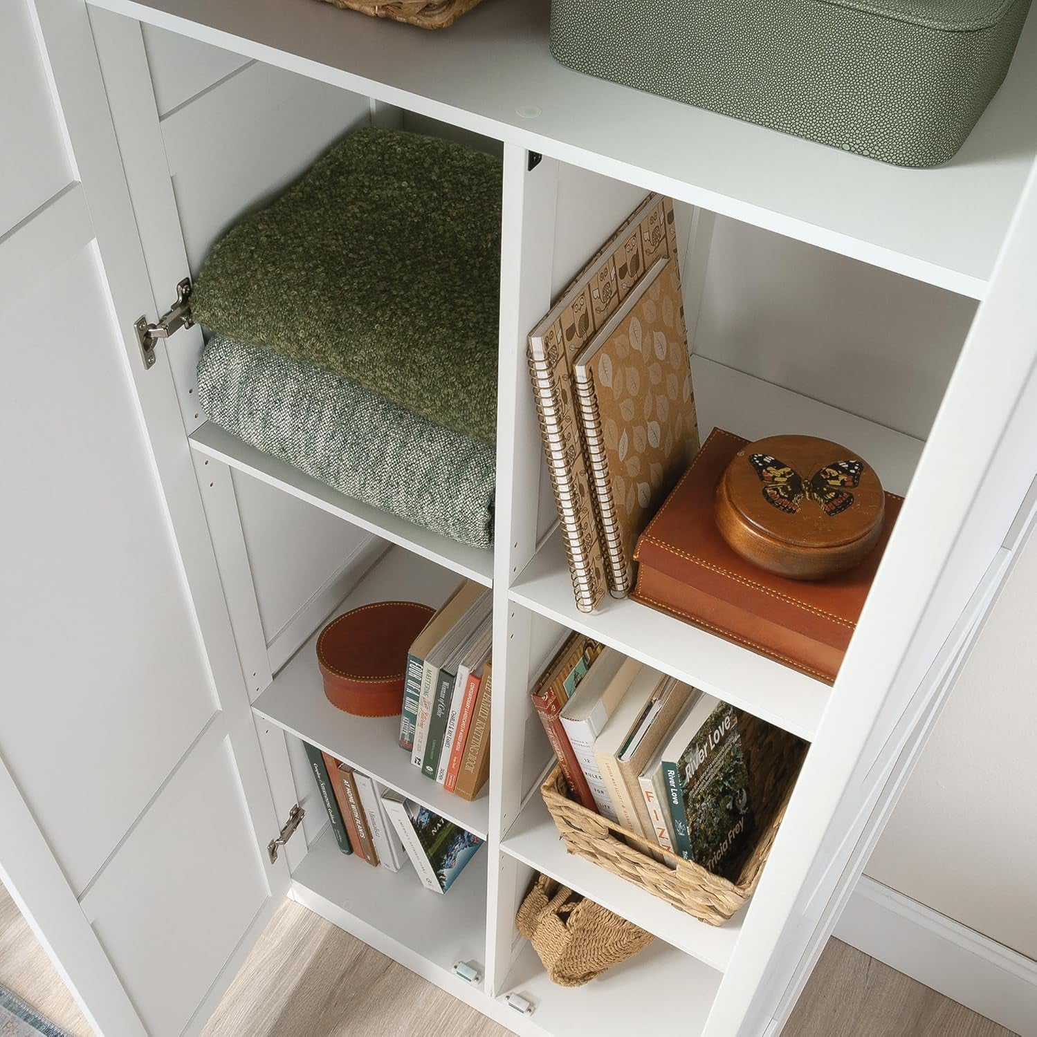 Select Storage Cabinet/ Pantry Cabinets, White Finish